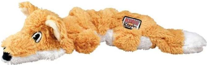 KONG Pet Toy Scrunch Knots Fox M/L 38cm