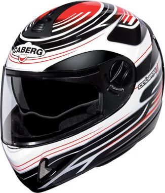 Caberg V2 407 Vibe rød grafik