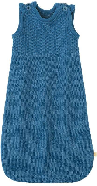 Disana Strikket Sovepose Ærmeløs Merinould 75 cm Dove Blue