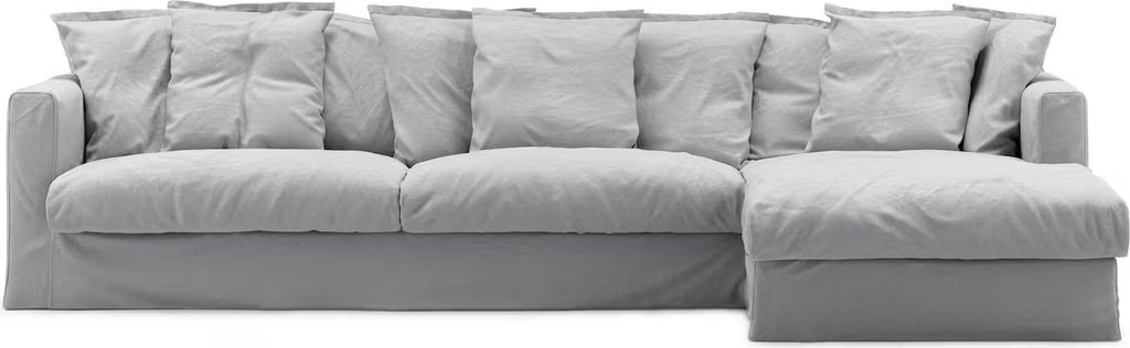 le grand air 3-personers sofa hør divan højre, future grey