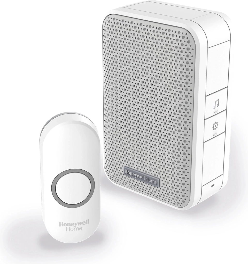 honeywell home trådløs dørklokke sæt (batteri) dc313n