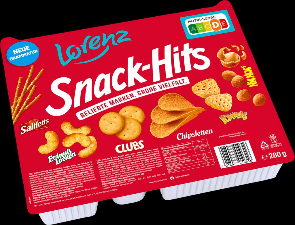snack-hits lorenz 280g