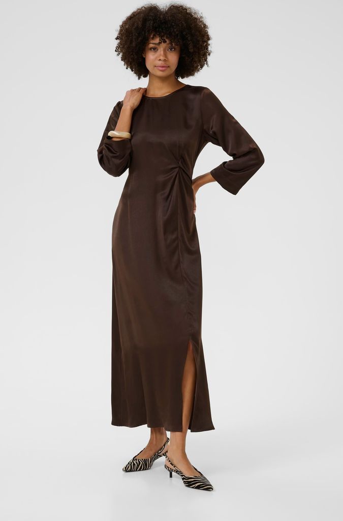 Culture Cumollie Dress Kvinde Coffee Bean Kjoler Str L - hos Magasin