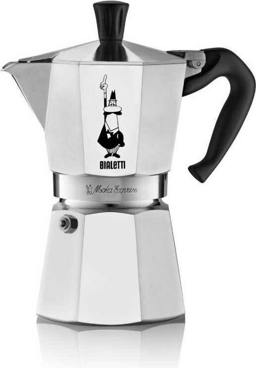 Bialetti Moka Express 6 Cups Stainless Steel