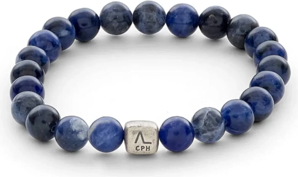 Alexander Lynggaard - Sodalite armbånd med blå sten, 8 mm - C00380