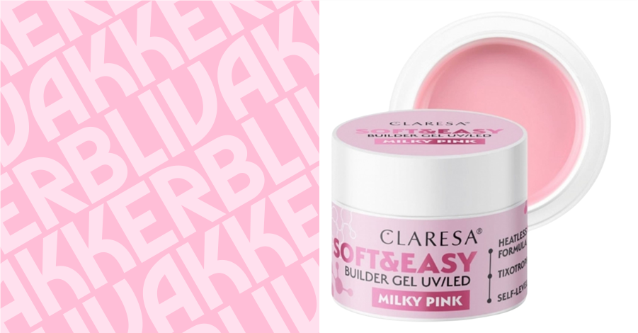 Claresa lätt byggare gel ljus beige