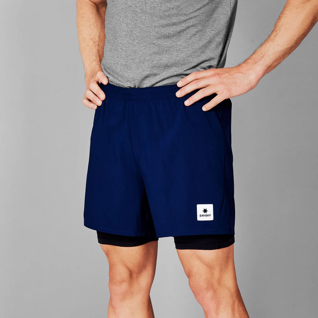 2 in 1 pace shorts 5''