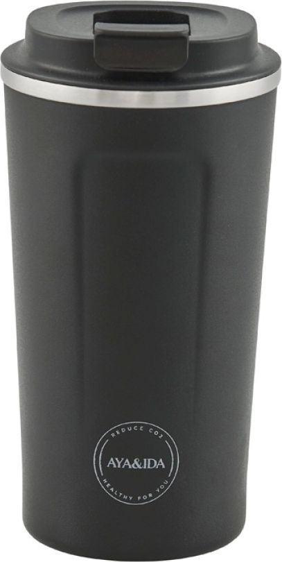 AYA&IDA Matte Black 500 ml Termokrus 50cl