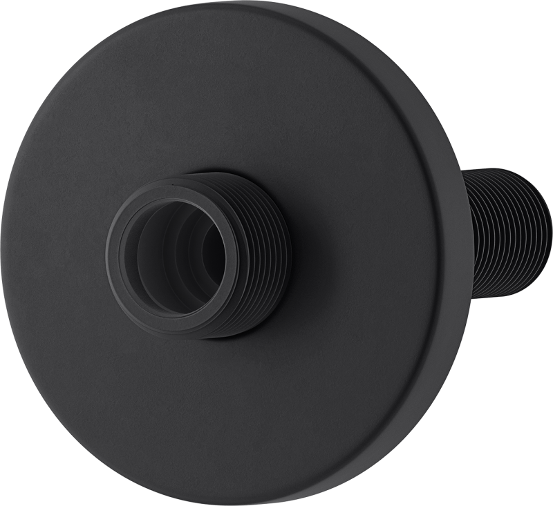 mora forskruning med roset, 3/4" x 1/2", mat sort