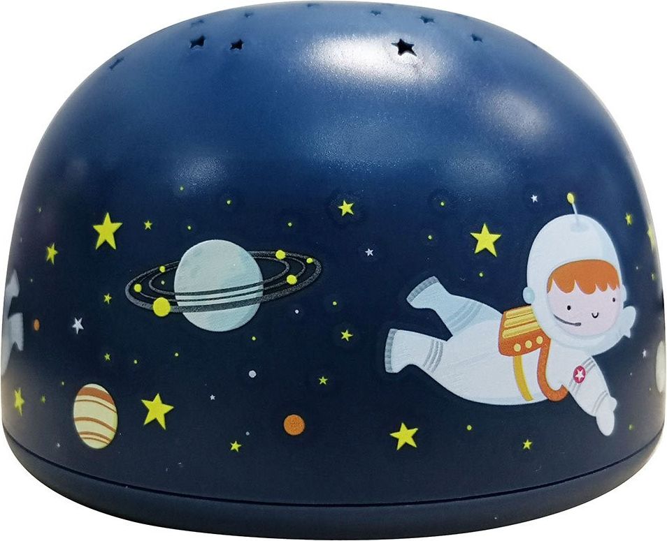 Little Lovely Company Space Projektorlampe - Timer-funktion 30 min, 14x9x14 cm