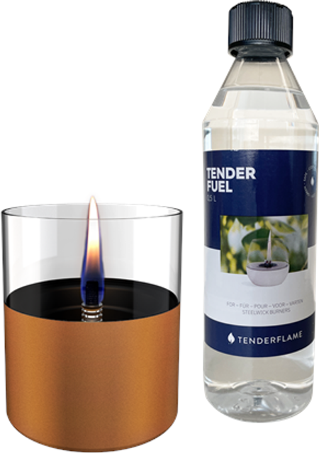 Tenderflame Lilly 10 Copper 0.5l Tenderfuel Olielampe