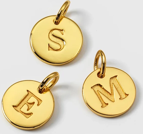 beloved mini letter gold