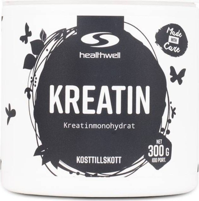 Healthwell Kreatin, Naturel, 300 g