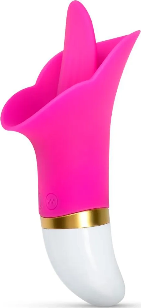 Teazers Klitoris-Stimulator mit Zunge Pink Weiß