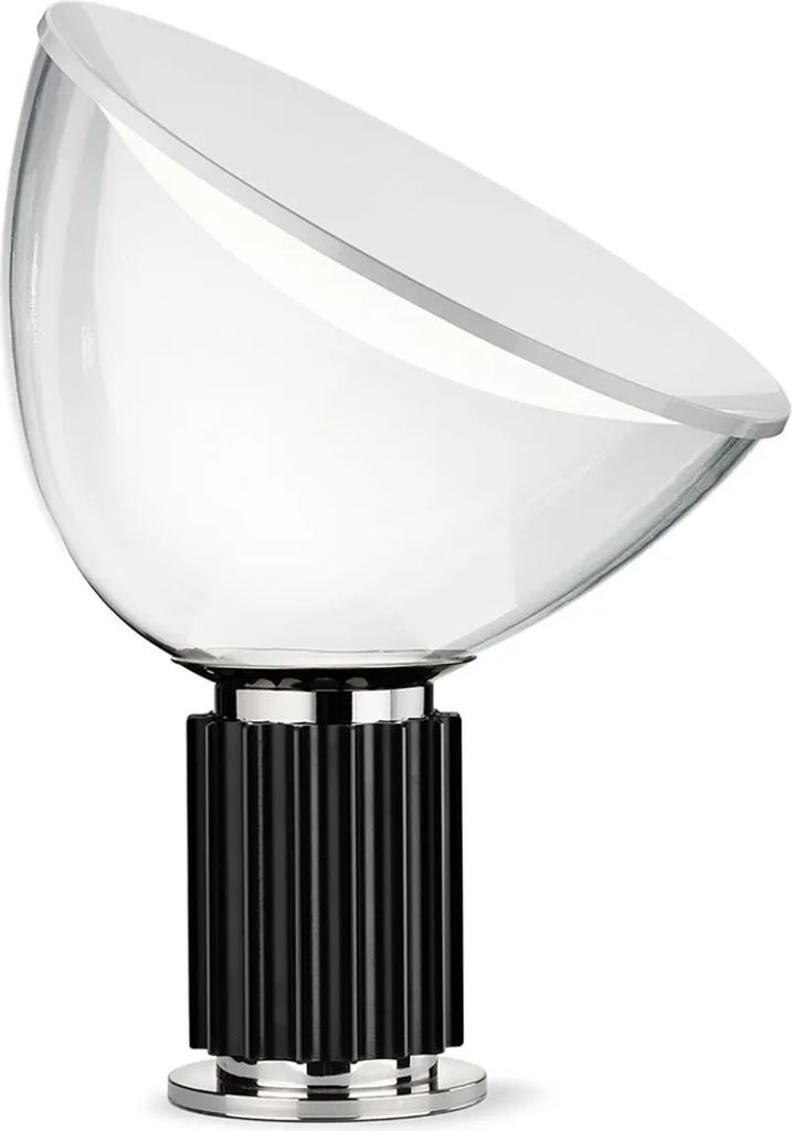 flos taccia led bordlampe lille sort