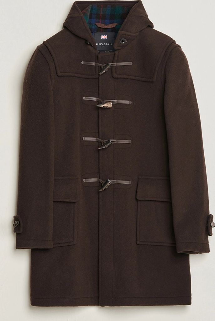 Gloverall Duffle Coat - Brown/Tartan