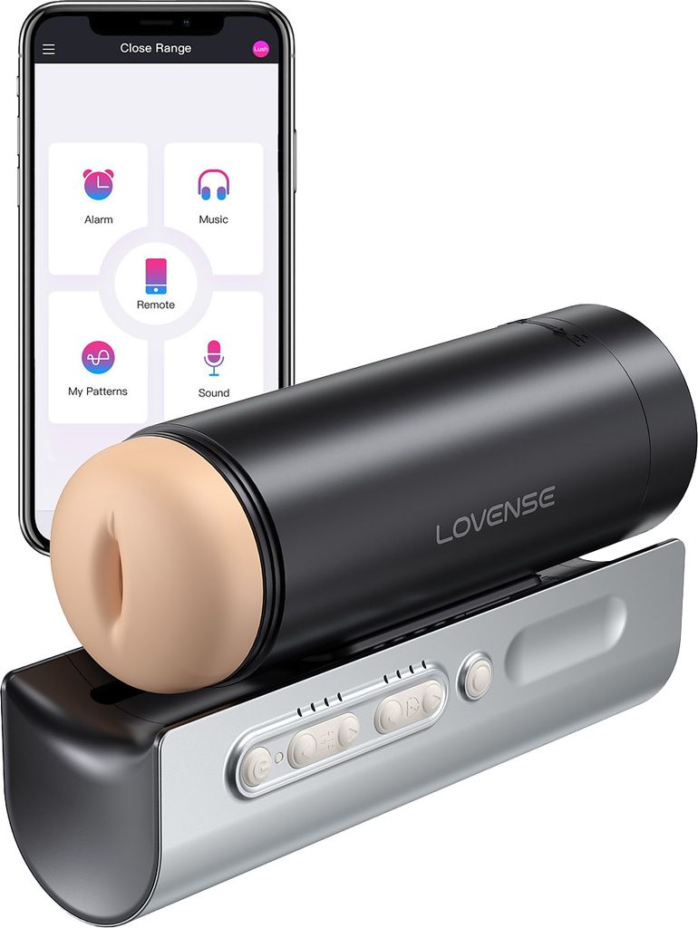 Lovense : Solace Pro, Bluetooth Thrusting-Masturbator