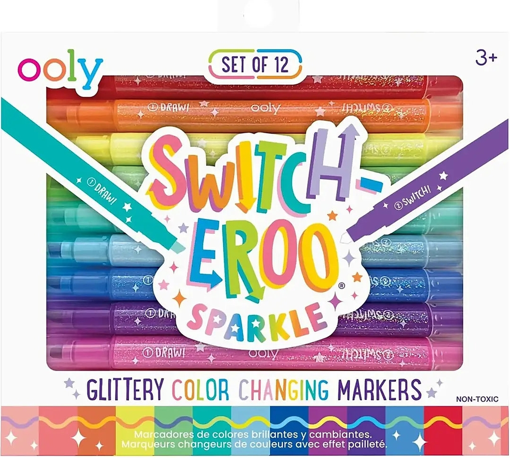 ooly trylletuscher - 12 stk - switch-eroo m. glimmer