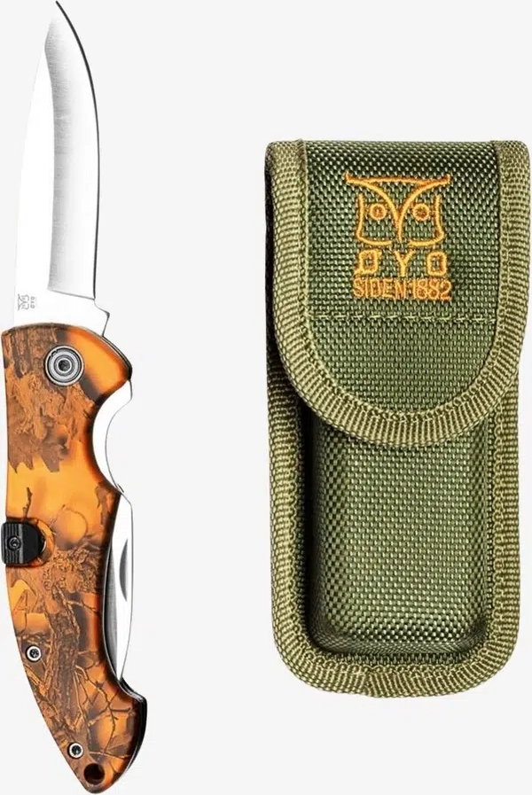 Oyo Dyranut Hunting Folding Knives, jaktkniv, orange