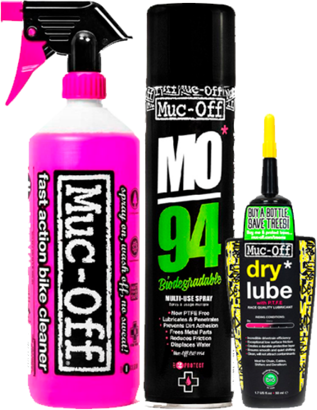 Muc-Off Wash, Protect and Dry Lube Kit