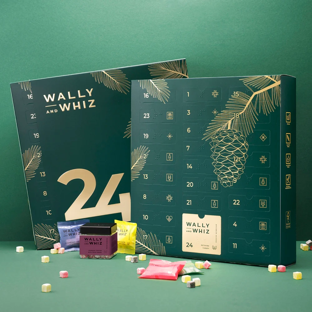 wally and whiz julekalender 2025 24 stk - royalgravering