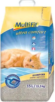 kattegrus ultra comfort klumpende 13,5kg/15l