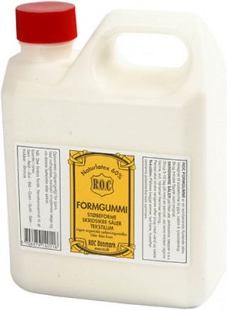 Latex Gummimjölk Vit 1000ml till antihalk på sulor, mattor och liknande