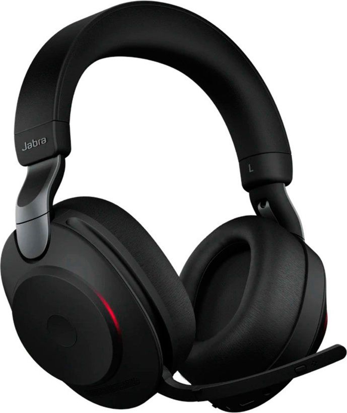 Jabra Evolve2 85 Link380a MS Stereo Stand Black