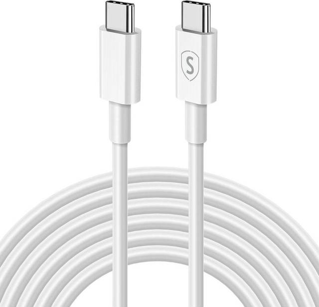 SiGN USB-C To USB-C Kabel 60W 2m Vit