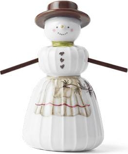 K�hler Hammersh�i Christmas Snemand 11 cm Hvid