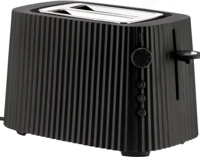 Alessi MDL08B Plissé Toaster Black