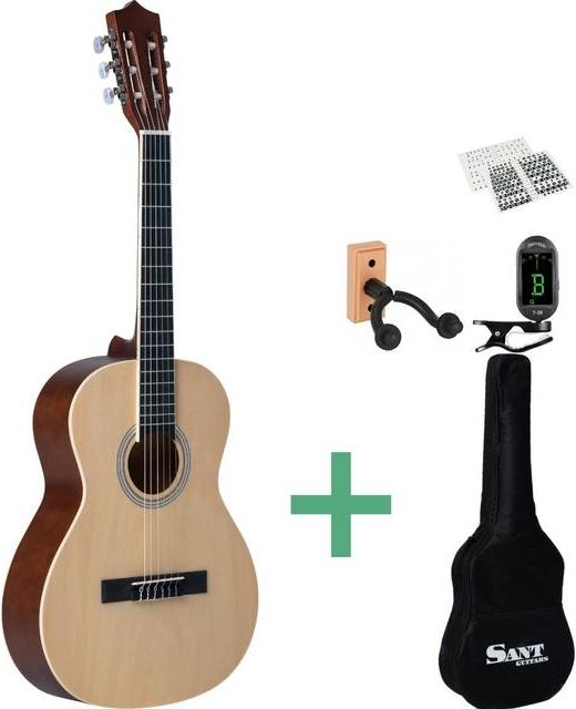 Sant Guitars CJ-36 SNA Børne Guitar Pakkeløsning
