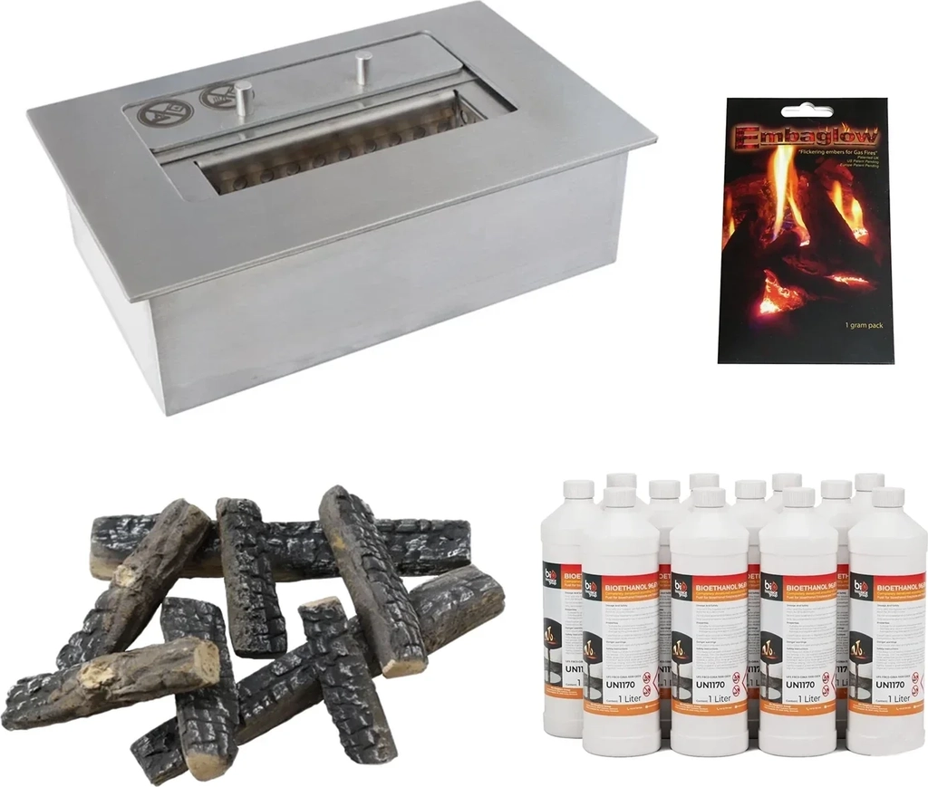 Kit fai-da-te per conversione a biocamino | Camino-Bioetanolo.it