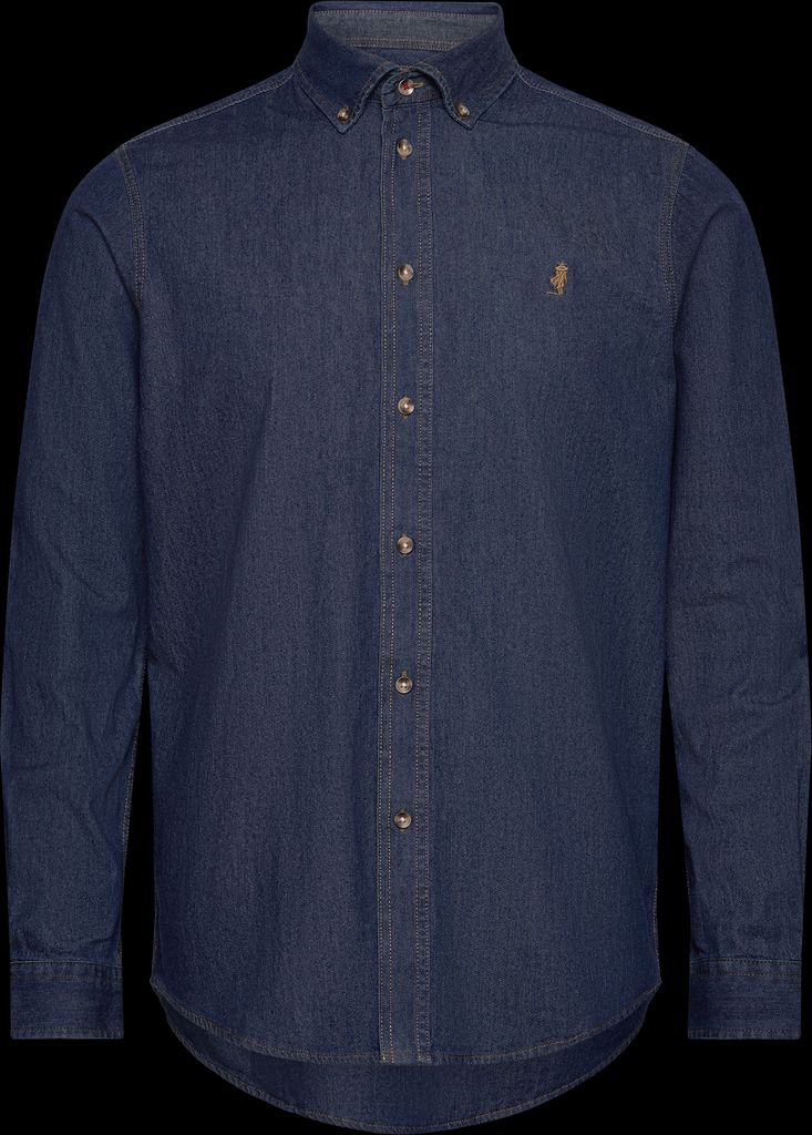 tim reg cot mcs m shirt - denimskjorter