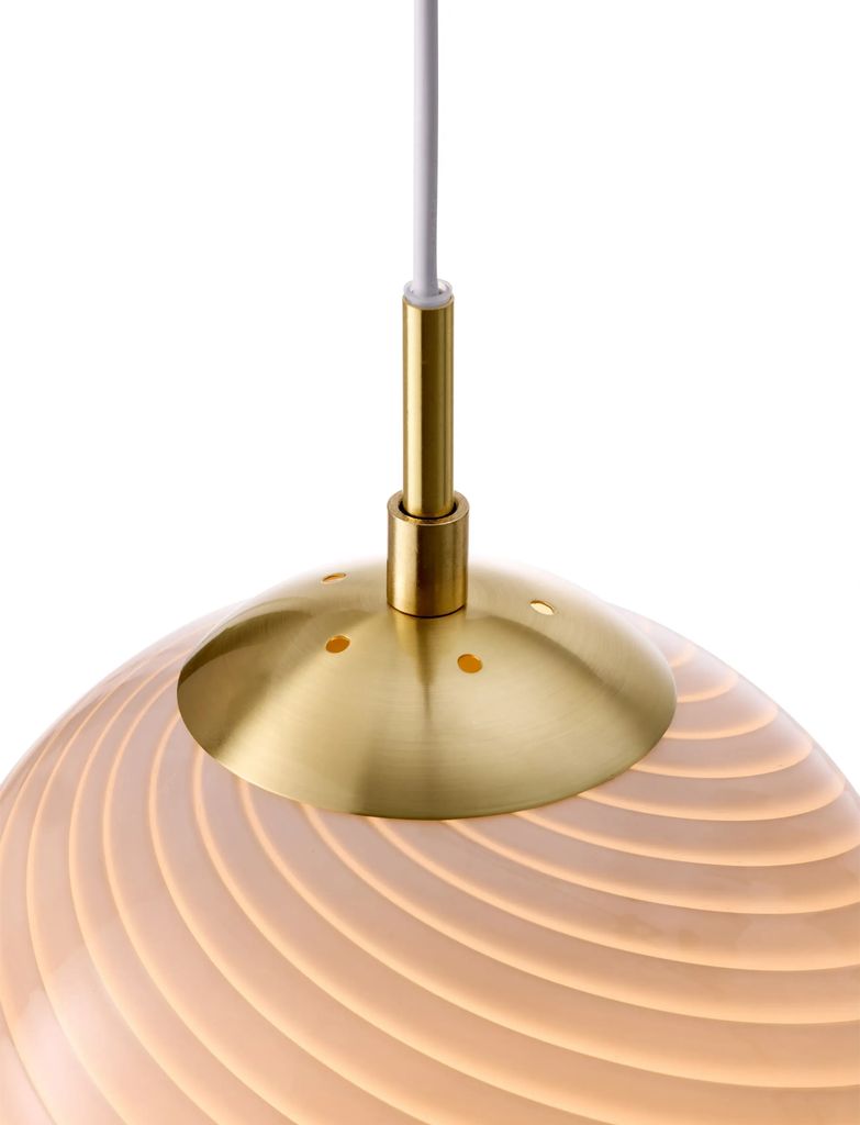 halo design - candy ball pendant - pendler - cream - 3