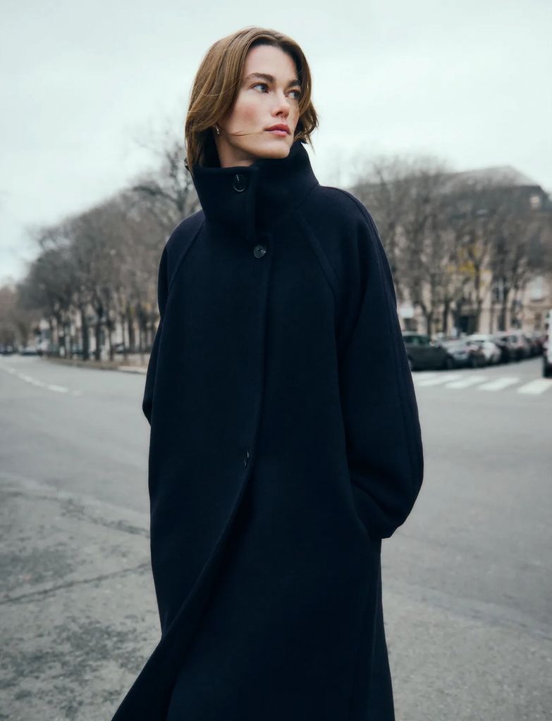InWear Thoraiw Collar Coat R - Navy - 36