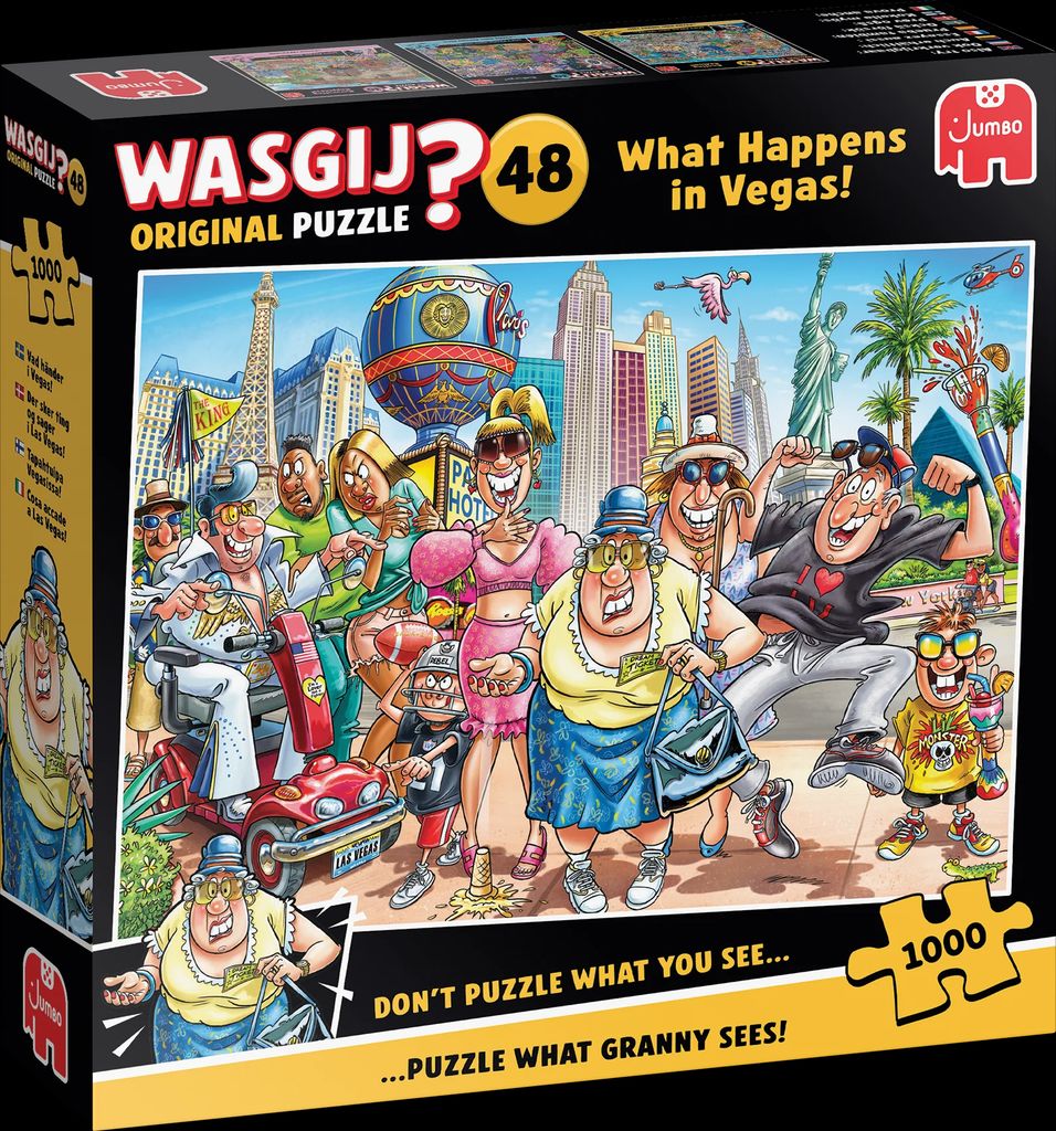 wasgij original 48 - what happens in vegas! (1000 pieces)