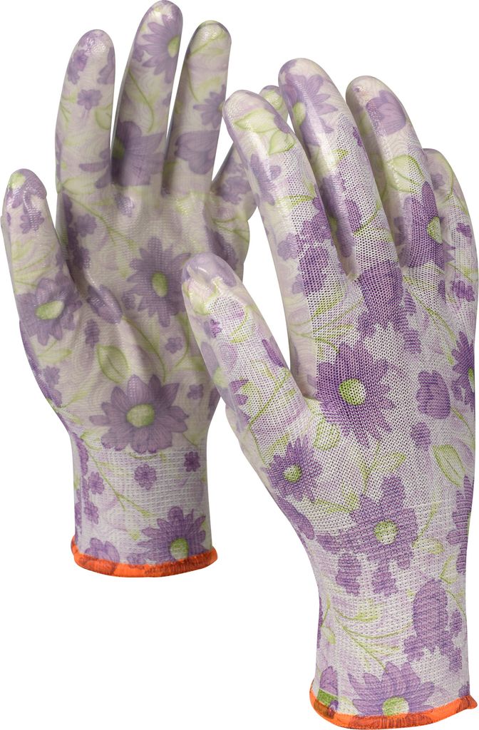 Ox-On Garden Basic 5006 Arbejdshandsker - Lilla/Grøn