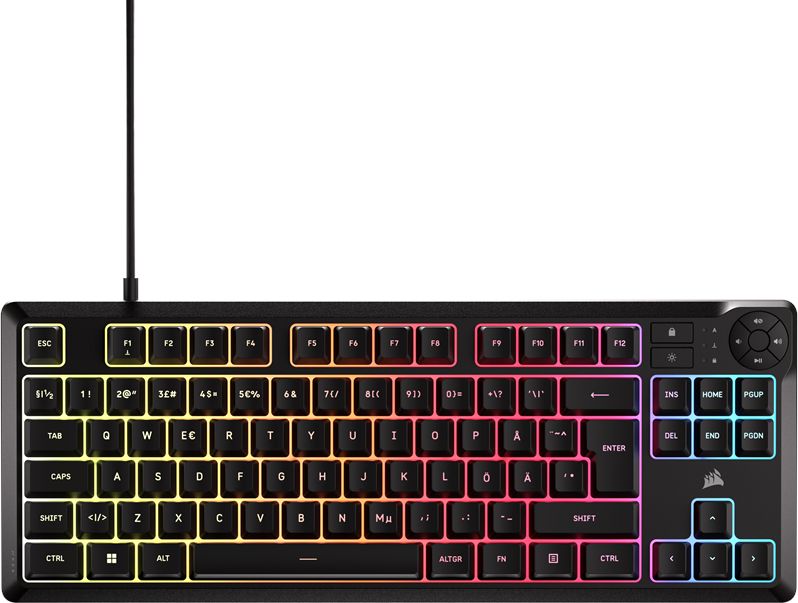 corsair k55 core tkl rgb tastatur
