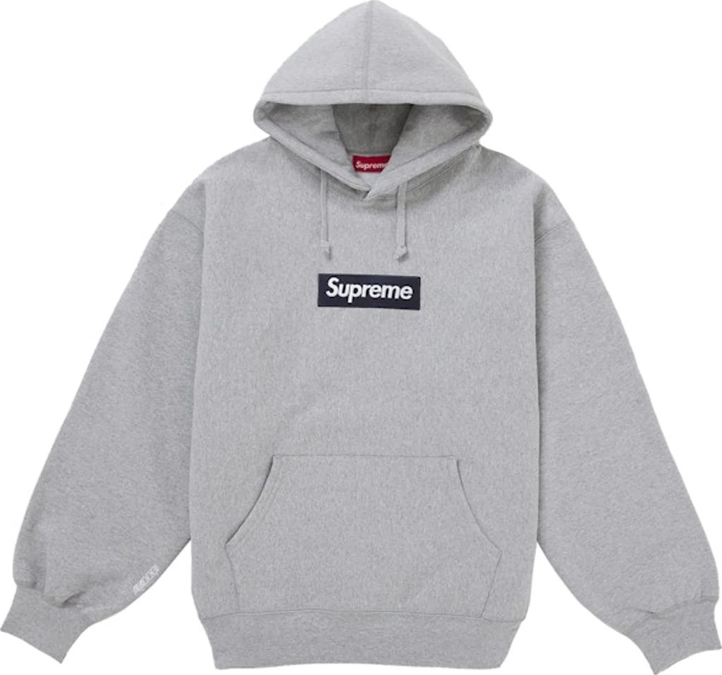 Supreme Box Logo Hooded Sweatshirt (FW25) Heather Grey