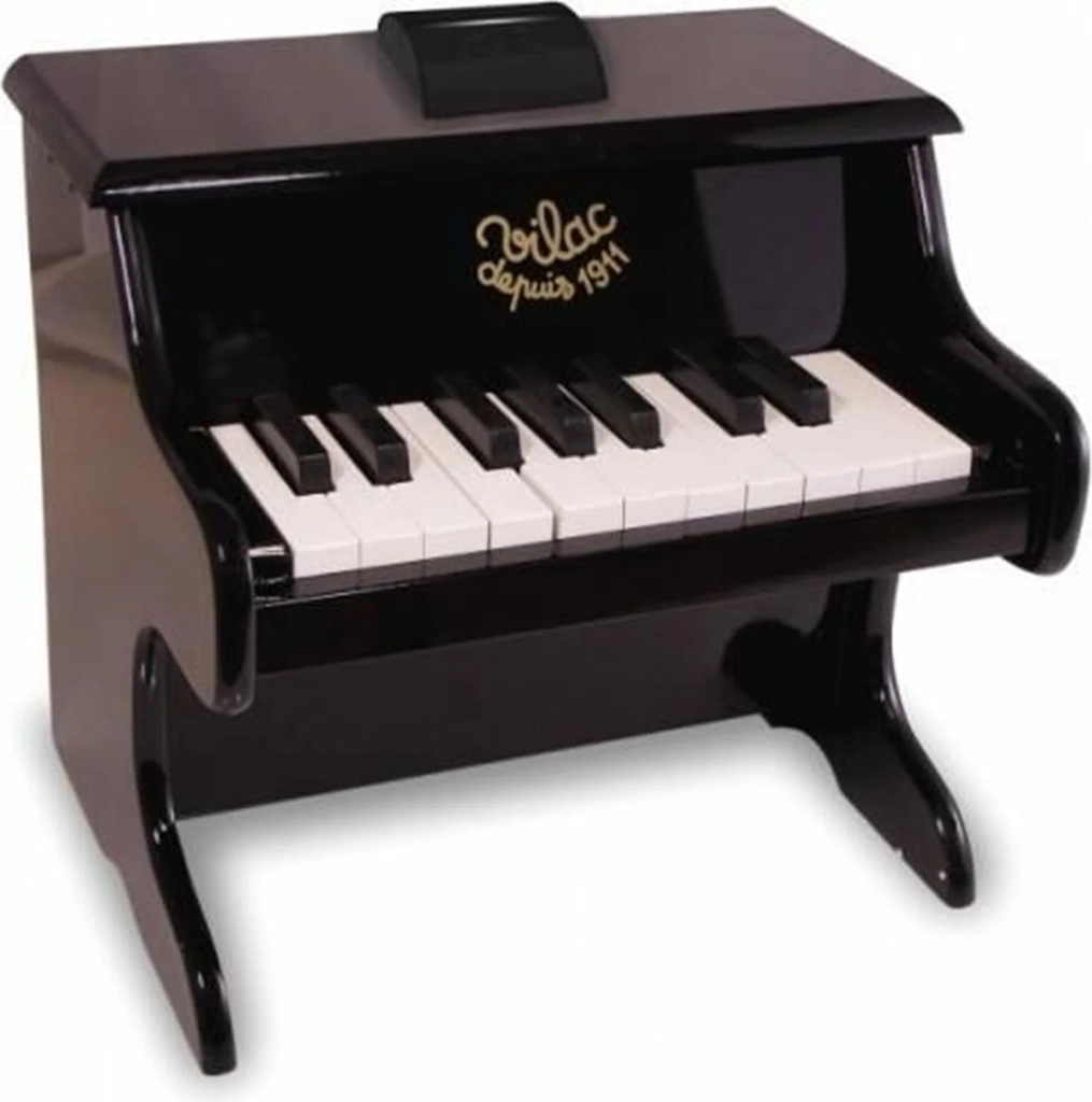 black piano with scores