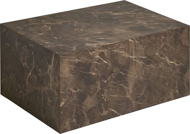 House Nordic Sia - Coffee Table, Marble Look - Brown - 80X60X40CM