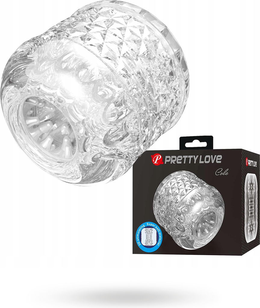 Pretty Love Cole Transparent Stroker