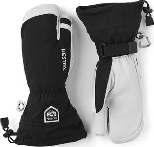 Hestra Army Leather Heli Ski 3-Finger Skihandsker 12 Sort Handsker & luffer