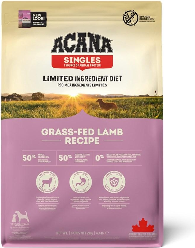 Acana Grass-fed Lamb Dry Dog Food 2kg