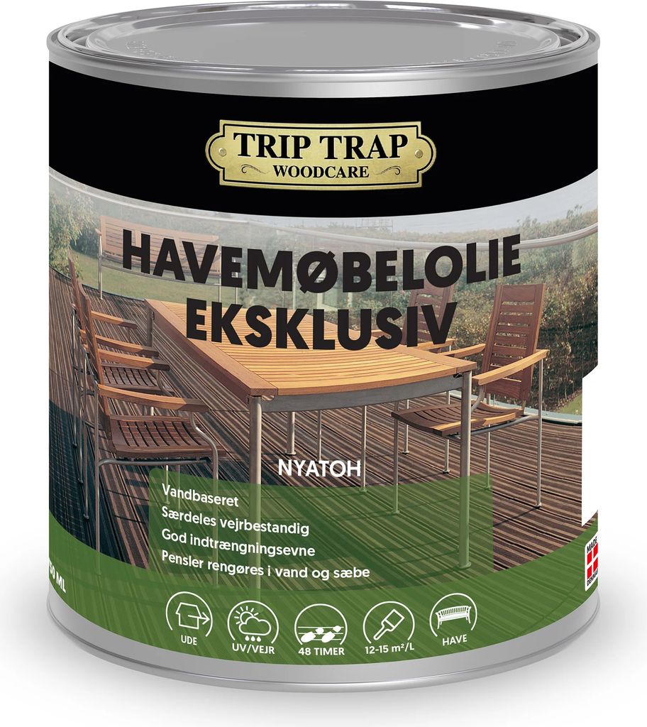 HAVEMØBELOLIE EKSKLUSIV 0,75L TEAK