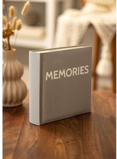 BGA Memories Linen Album Mörkgrå 200 Bilder