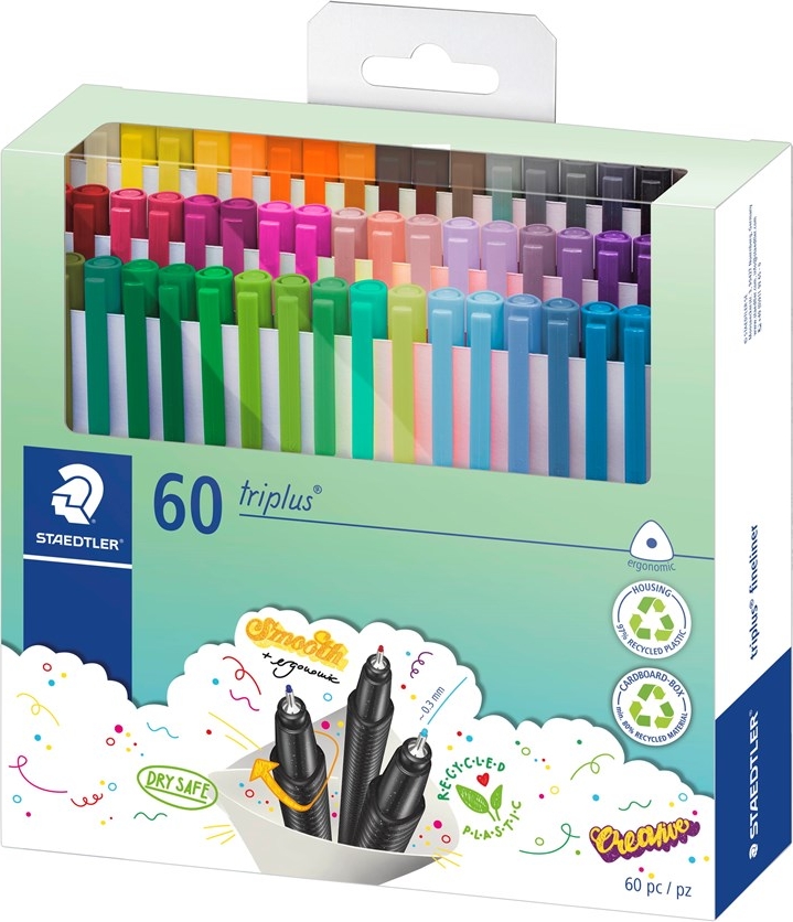 Staedtler Triplus Fineliner (0,3mm) 60 stk