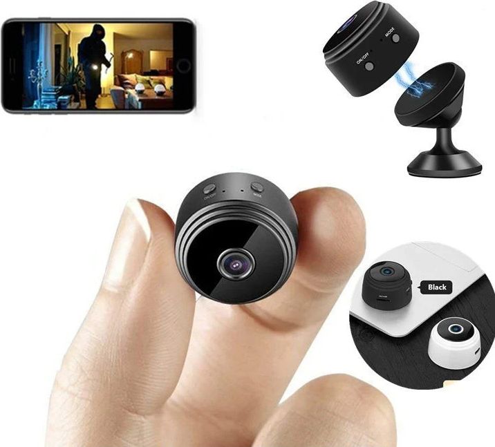 mini wifi fjärrstyrd rörelseaktiverad kamera spionkamera övervakningskamera 1080p
