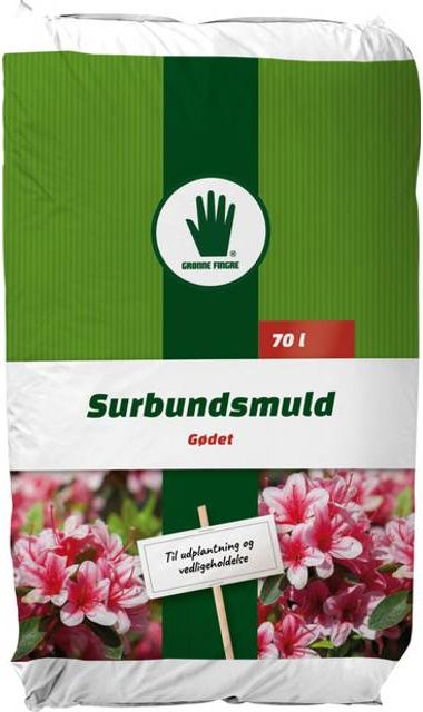 Grønne Fingre Surbundsjord 70 Liter Plantenæring & Gødning
